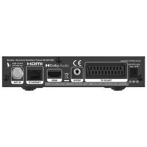 Décodeur Tivùsat HD avec carte à puce noire SRT7807 DVB-S2 - Product Image 4