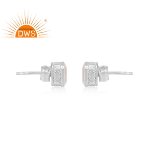Boucles d'oreilles en argent sterling fin, cristal naturel, Quartz, pierre précieuse, fabricant de bijoux personnalisés, offre spéciale - Product Image 3