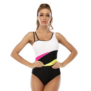 Maillot de bain une pièce Sexy évider mode style Maillots de bain pour femmes une épaule Monokini - Product Image 5
