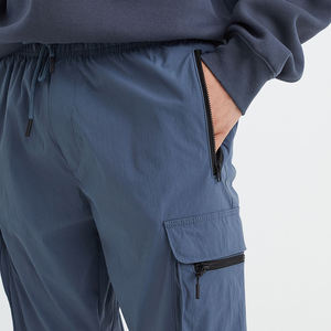 Pantalones de chándal de forro polar personalizados al por mayor, deportivos de invierno, informales, de talla grande, de lana, para correr - Product Image 2