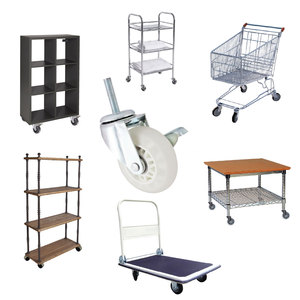 3/8 "ก้านล้อเฟอร์นิเจอร์พร้อมเบรคสำหรับเฟอร์นิเจอร์โต๊ะทำงาน - Product Image 6