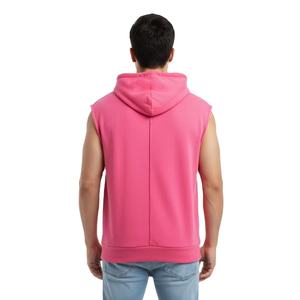 Camiseta sin Mangas con Capucha para Hombre, Informal, de Tela Suave y Elástica, para Gimnasio, Fitness, Entrenamiento Muscular - Product Image 2