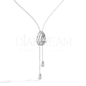 Nuevo Conjunto de Collar de Lujo con Moissanita de Corte Pera en Plata de Ley 925 para Novias y Fiestas de Boda 2025 - Product Image 2