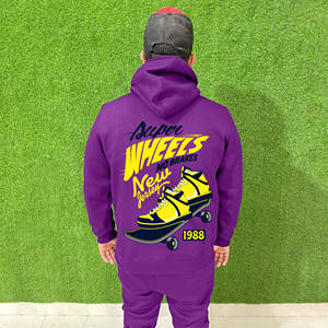 Conjunto Deportivo Informal de Algodón 100% con Forro Polar Cálido para Hombre, para Deportes, Caminar o Días Informales, para Invierno - Product Image 2