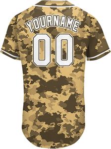 เสื้อเบสบอลลายพราง Sublimated,เสื้อเต็มตัวทีมกีฬาสวมเครื่องแบบเบสบอลซอฟต์บอล - Product Image 6