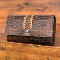 Dompet genggam kulit asli untuk wanita, dompet genggam kulit asli, dompet banyak tempat kartu, dompet kartu kredit untuk penggunaan Wanita