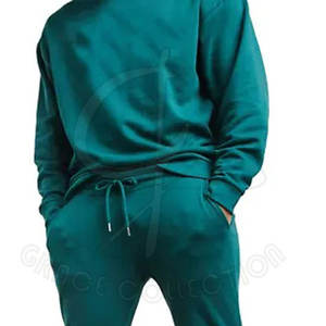 ชุดวอร์มสองชิ้นสำหรับผู้ชายชุดออกกำลังกายทำจากผ้าฝ้าย/โพลีเอสเตอร์ - Product Image 3