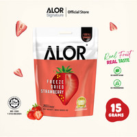 ALOR 100% Gevriesdroogde Gesneden Aardbeien Zoete Gedroogde Fruit 1kg Bulk Vacuümverpakking Natuurlijke Geschenkverpakking Klaar om te eten