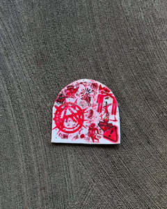 Gorro de punto de Jacquard con estampado de letras, gorro de invierno personalizado para hombre y mujer, gorro de punto con logotipo de Jacquard cálido, gorro de calavera - Product Image 2