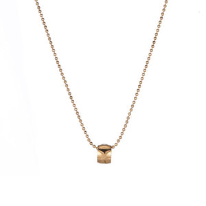 Custom 316L Stainless Steel 14k 18k Gold Plated Fashion Pendant Jewelry Necklace for Women wholesale - Product Image 6