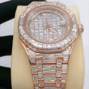 Montres Iced Out VVS Moissanite | Design squelette de luxe | Testeur de diamants en gros approuvé - Product Image 3