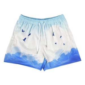 Sublimación de tablero de verano de colores personalizados al por mayor pantalones cortos de playa para niños y hombres de alta calidad - Product Image 5