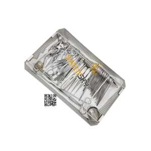 Ensemble d'instruments orthopédiques pour petits os, 61 pièces, manuel, certifié CE, avec bac de stérilisation, 15-3/4 pouces, fournisseur direct d'usine - Product Image 1