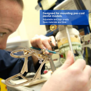Articulador de horquilla de laboratorio Dental al por mayor articuladores de laboratorio Dental de oro completo articulador Dental ajustable - Product Image 6