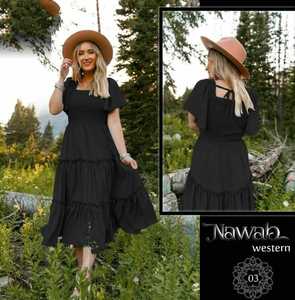 ชุดเดรสยาวสไตล์ตะวันตกสำหรับผู้หญิง,เสื้อคลุมยาวผ้าคอสวยดีไซน์เนอร์สีสวยน่าดึงดูด - Product Image 6