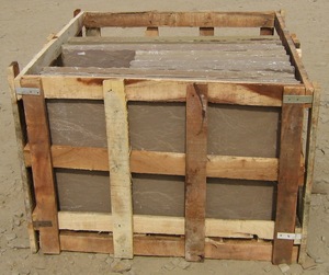 Grandes dalles de carrelage Raj Kota Brown avec finition brossée, design moderne, directement importées d'Inde pour une utilisation en extérieur à bas prix - Product Image 5