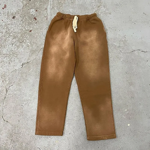 Pantalon Homme Décontracté Coupe Droite Ample en Polyester/Coton, Nouvelle Conception, Qualité Supérieure, Lavage Moyen, Respirant et Écologique - Product Image 1