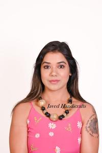 สร้อยคอลูกปัดฮอร์นทรงทำด้วยมือเครื่องประดับแฟชั่นอินเดียสำหรับสุภาพสตรีและเด็กหญิงสไตล์รักตรงจากอินเดีย - Product Image 6