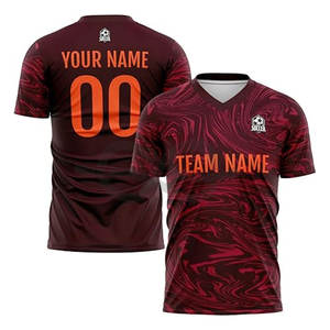 Usine directe rétro Vintage maillots de football impression gratuite personnalisée Football Sublimation classique rétro survêtement impression de nom gratuite - Product Image 1