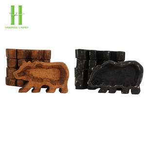 Tazón de masa de madera de lujo para hacer velas para decoración vintage del hogar y para decoraciones navideñas regalos OEM hecho en Vietnam - Product Image 6