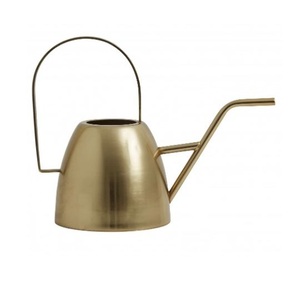 Wholesale Classic Style <b>Metal</b> Stainless Steel Watering Can With Brass Antique Finished for <b>Garden</b> and Indoor <b>Ornament</b> - Product Image 2