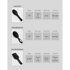 Plastic <b>Detangling</b> <b>Brush</b> for Knot-Free Hair - Product Image 4