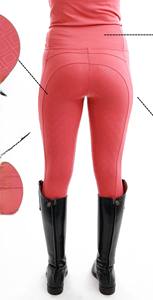 กางเกงขี่ม้าผู้หญิงแขนยาวเต็มตัวผ้าสแปนเด็กซ์/ ไนลอนไร้รอยต่อระบายอากาศล่าสุด - Product Image 5