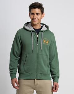 Vente en gros de sweats à capuche surdimensionnés 100% coton pour hommes impression thermique de haute qualité personnalisé poids lourd confortable Fitness décontracté hiver - Product Image 1