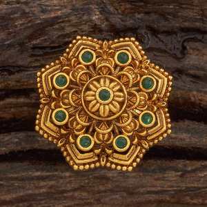 Gold-Plated Flower Shape Lab Created Stones Prong Setting Fashion <b>Ring</b> Watch for Women's <b>Adjustable</b> Trendy Wedding Occasion - Product Image 5