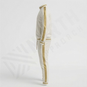 Ensemble survêtement décontracté avec veste et pantalon à fermeture éclair entièrement personnalisable, style hiver, tissu polaire imprimé, prix de gros, vêtements de sport - Product Image 3