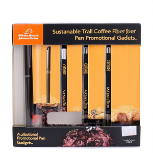 Penna a Sfera in Fibra di Caffè Sostenibile, Gadget Promozionale - Product Image 2