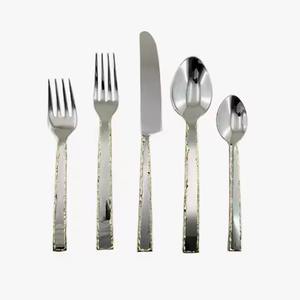 Ensemble de couverts en métal en acier inoxydable de qualité supérieure Couverts design pour la maison, le restaurant et les cadeaux - Product Image 6