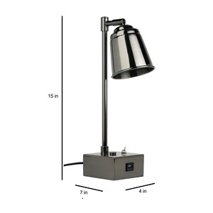 Luxury Modern Metal Table <b>Light</b> Stylish Decorative Lamp Perfect for Bedroom Ambience Study Lighting or Home Interior Decor - Product Image 4