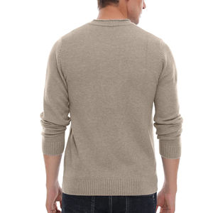 Meilleure fabrication de vêtements pulls pour hommes en tissu doux en vente en gros chandails pour hommes à col rond avec logo personnalisé de qualité supérieure - Product Image 2