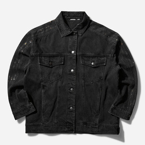 2026 High quality cotton <b>jacket</b> for men Sleek <b>black</b> finish modern fit and all day comfort - Product Image 1