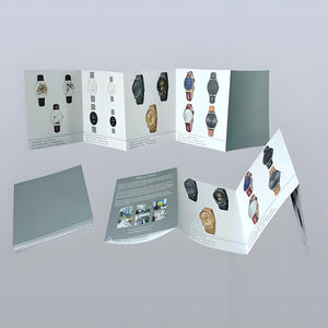 Service d'impression de brochures de manuel d'instructions de montre personnalisé XJY avec carton/panneau duplex recyclable conception personnalisée - Product Image 2