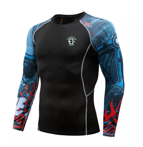 Chemise de compression athlétique de haute qualité pour hommes Gym Rush Guard du fabricant pakistanais - Product Image 3