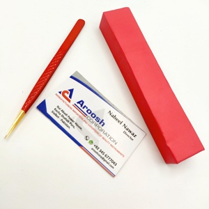ตัวหนีบขนตาสแตนเลสแบบแยกปลายทองสำหรับต่อขนตาปรับแต่งโลโก้ได้ตามต้องการ - Product Image 2