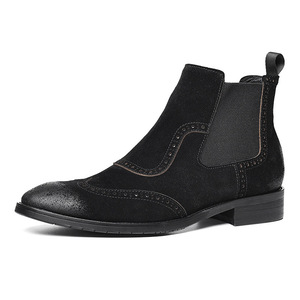 Zapatos de Negocios de Cuero Genuino con Suela Resistente al Desgaste y Plantilla Transpirable, Zapatos Formales para Hombre, Zapatos de Oficina - Product Image 1