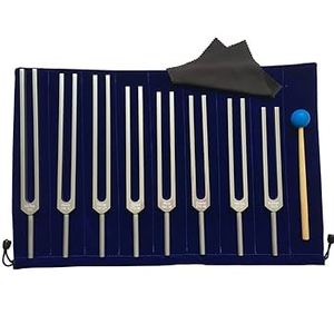 Ensemble de diapasons Fibonacci de haut niveau de 8 pièces avec activateur - Product Image 2