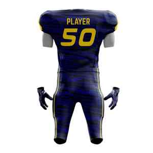 Uniforme de Fútbol Americano Cómodo al Mejor Precio, Ropa Deportiva de Equipo, Resistente, Sostenible, de Secado Rápido - Product Image 1