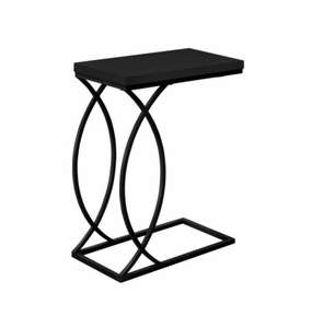 Plateau à café canapé côté pouf canapé Console tour Snack Table d'extrémité noir c Table en forme - Product Image 5