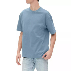 เสื้อยืดคอตตอน 100% แบบโอเวอร์ไซส์สั่งทำขายส่ง พร้อมพิมพ์ลายดิจิทัล ระบายอากาศได้ดี เป็นมิตรต่อสิ่งแวดล้อม สำหรับผู้ชายไซส์ใหญ่ - Product Image 5