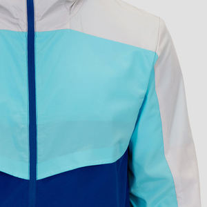 Chaqueta cortavientos para exteriores de marca personalizada para hombre, chaqueta cortavientos ligera con capucha de tela ecológica impermeable para invierno - Product Image 5