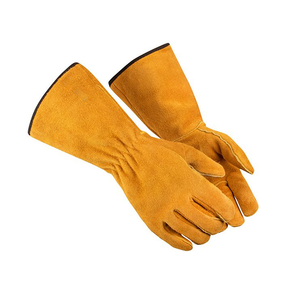 ถุงมือเชื่อมถุงมือตัดความร้อนฉนวนกันความร้อนถุงมือหนังสำหรับทำงานถุงมือทำงานแบบออกแบบได้ตามต้องการ - Product Image 2