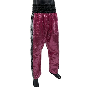 Pantalones Cortos de Kickboxing para Hombre, Pierna Recta, Estilo de Combate Semi-Contacto, 100% Poliéster, Transpirables, de Secado Rápido, Ajustados, para Artes Marciales - Product Image 1