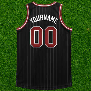 Ensemble de maillot de baseball personnalisé motif de sublimation concevez votre numéro de logo vêtements de sport maillot de basket-ball en maille - Product Image 6