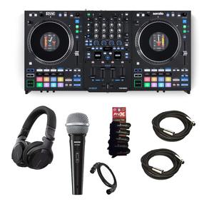 2026 สินค้าขายดี RANEESS DJ PERFORMER คอนโทรลเลอร์ดีเจแบบมอเตอร์ 4 ช่องสัญญาณขั้นสูง เสียงสเตอริโอ/เซอร์ราวด์ รับประกัน 1 ปี พร้อมใช้งาน - Product Image 2