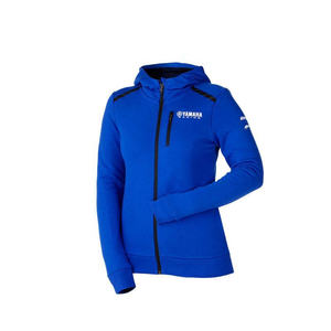 Sweat à capuche bleu pour femme Yamaha Crotone B22FT216E00 Vêtements de course moto et automobile - Product Image 1