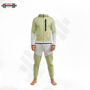 Ensemble de survêtement pour homme de haute qualité, neuf, confortable, vêtements de sport personnalisés, ensemble de survêtement de jogging pour homme en 2 pièces avec logo personnalisé - Product Image 1